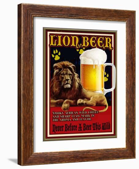 Lion Beer-Nomi Saki-Framed Giclee Print