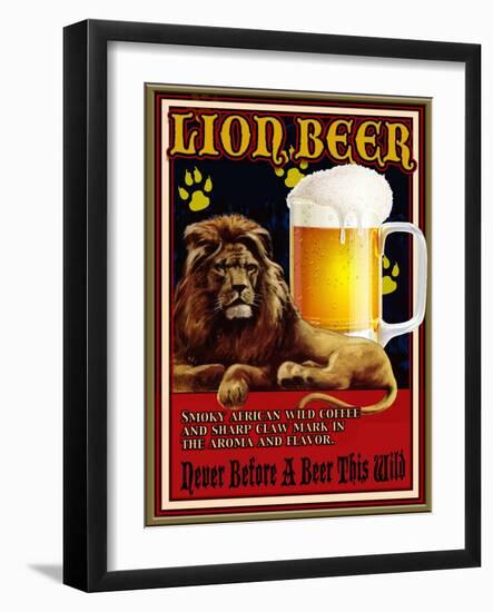 Lion Beer-Nomi Saki-Framed Giclee Print