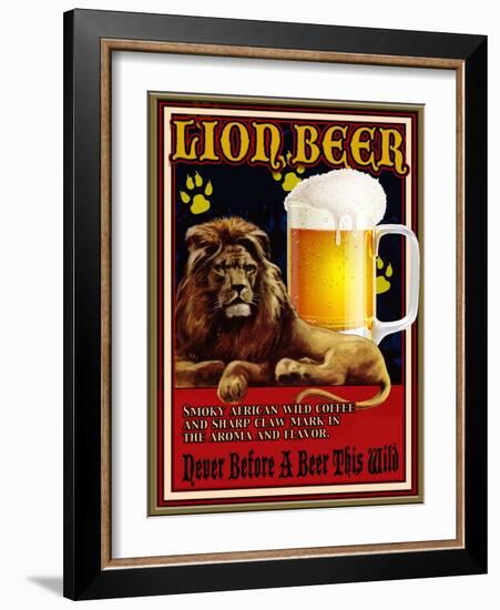 Lion Beer-Nomi Saki-Framed Giclee Print