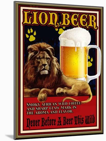 Lion Beer-Nomi Saki-Mounted Giclee Print
