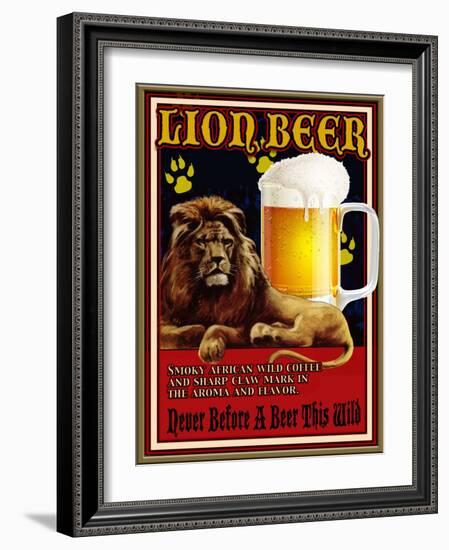 Lion Beer-Nomi Saki-Framed Giclee Print