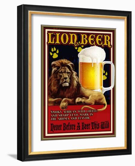 Lion Beer-Nomi Saki-Framed Giclee Print