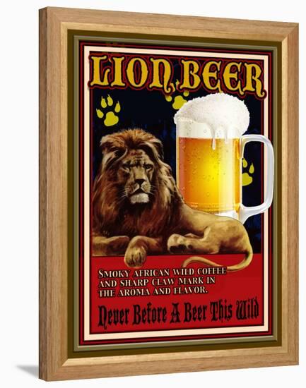 Lion Beer-Nomi Saki-Framed Premier Image Canvas