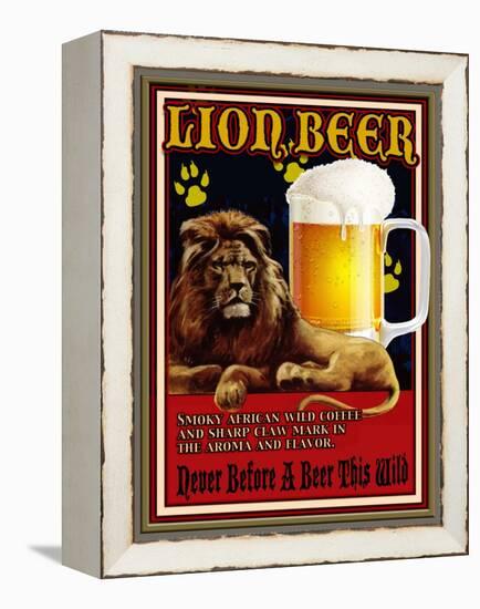 Lion Beer-Nomi Saki-Framed Premier Image Canvas