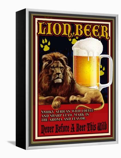 Lion Beer-Nomi Saki-Framed Premier Image Canvas