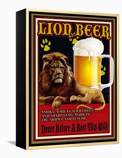 Lion Beer-Nomi Saki-Framed Premier Image Canvas