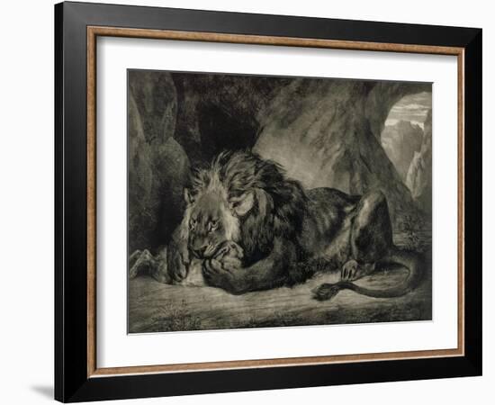 Lion de l'Atlas-Eugene Delacroix-Framed Giclee Print