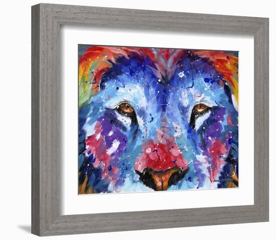 Lion Dream 2-Sarah Stribbling-Framed Giclee Print