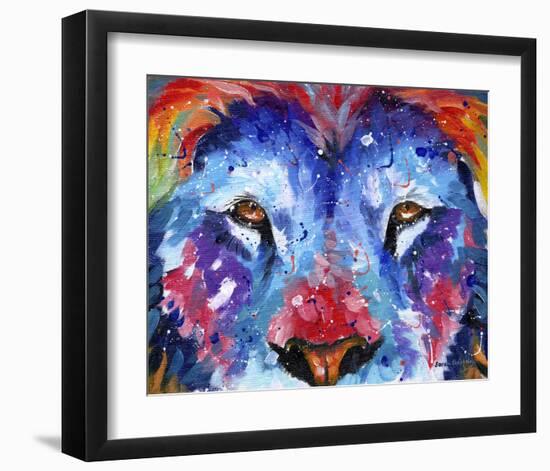 Lion Dream 2-Sarah Stribbling-Framed Giclee Print