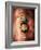 Lion Face Door Knocker in Florence-George Oze-Framed Photographic Print