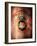 Lion Face Door Knocker in Florence-George Oze-Framed Photographic Print