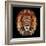 Lion face made of circles-Ben Heine-Framed Giclee Print