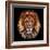 Lion face made of circles-Ben Heine-Framed Giclee Print