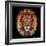 Lion face made of circles-Ben Heine-Framed Giclee Print