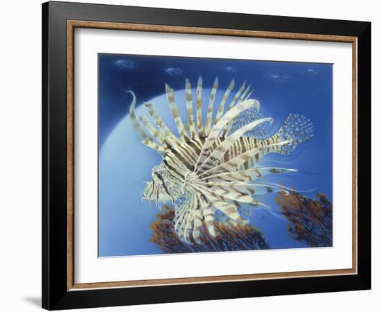 Lion Fish-Durwood Coffey-Framed Giclee Print