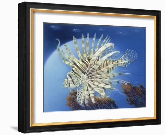 Lion Fish-Durwood Coffey-Framed Giclee Print