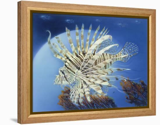 Lion Fish-Durwood Coffey-Framed Premier Image Canvas