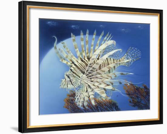 Lion Fish-Durwood Coffey-Framed Giclee Print