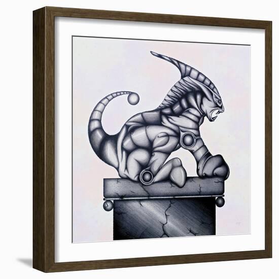 Lion Gargoyle XVI-Fernando Palma-Framed Giclee Print