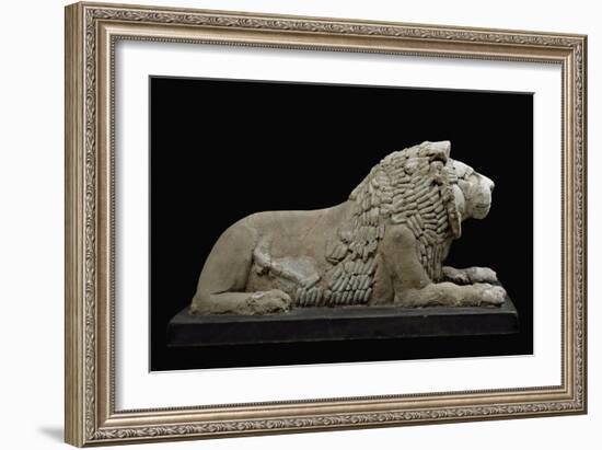 Lion Guard Door, Found Near the Temple of Inshushinak-null-Framed Giclee Print