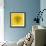 Lion Head Yellow Mesh-Lisa Kroll-Framed Premium Giclee Print displayed on a wall