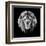 Lion Head-Lisa Kroll-Framed Art Print