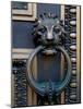 Lion-Headed Handle on Door of Baltimore City Courthouse, Baltimore, Maryland, USA-Scott T. Smith-Mounted Photographic Print
