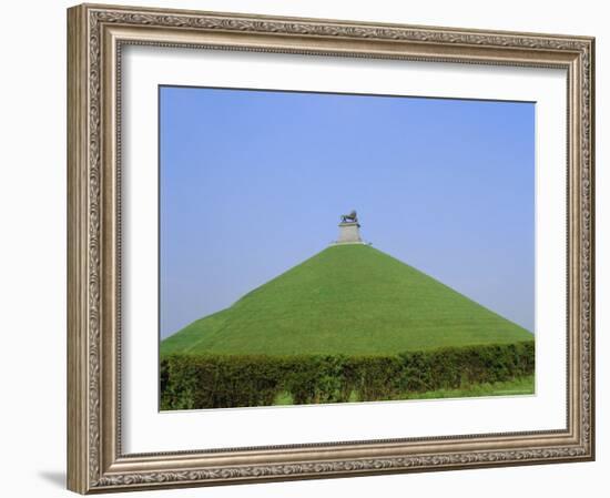 Lion Hill, Site of the Battle of Waterloo, Belgium-G Richardson-Framed Photographic Print