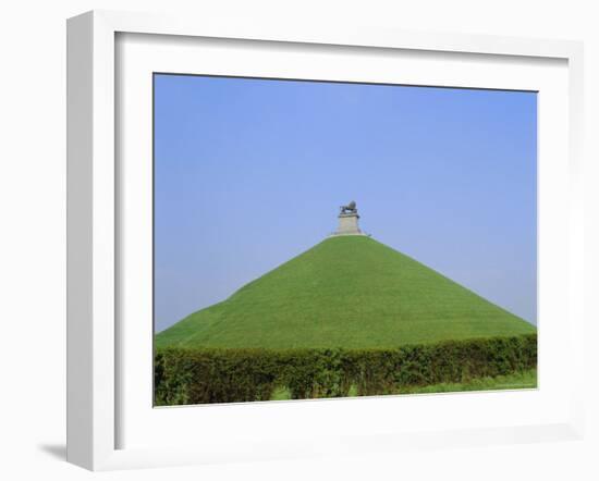 Lion Hill, Site of the Battle of Waterloo, Belgium-G Richardson-Framed Photographic Print