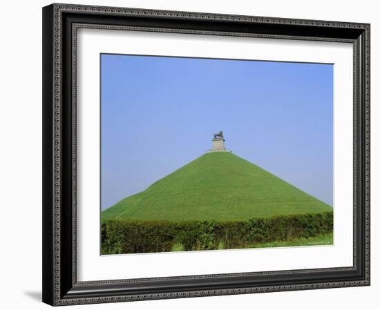 Lion Hill, Site of the Battle of Waterloo, Belgium-G Richardson-Framed Photographic Print