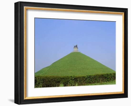 Lion Hill, Site of the Battle of Waterloo, Belgium-G Richardson-Framed Photographic Print