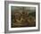 Lion Hunt, 1860-61-Ferdinand Victor Eugene Delacroix-Framed Giclee Print