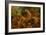 Lion Hunt-Eugene Delacroix-Framed Giclee Print