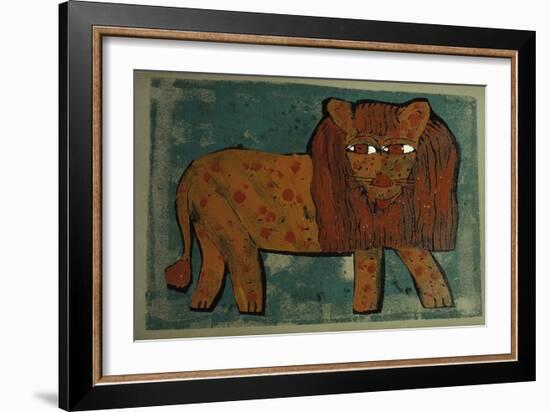 Lion II-Leslie Xuereb-Framed Giclee Print