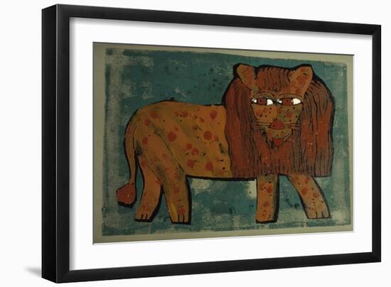 Lion II-Leslie Xuereb-Framed Giclee Print