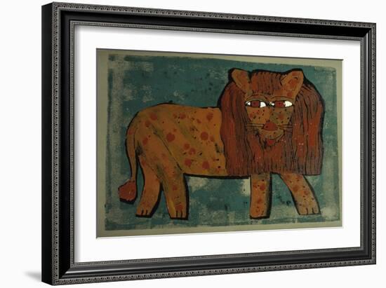 Lion II-Leslie Xuereb-Framed Giclee Print