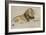 Lion in Repose-null-Framed Art Print