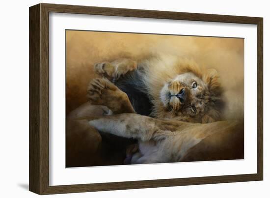 Lion Love 2-Jai Johnson-Framed Giclee Print