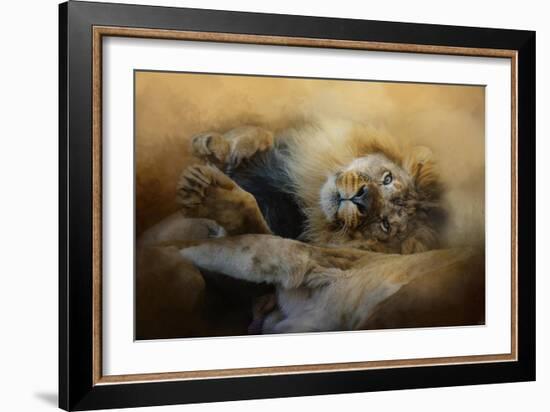 Lion Love 2-Jai Johnson-Framed Giclee Print