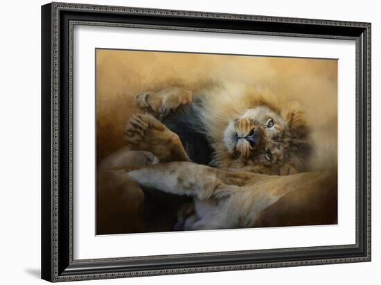 Lion Love 2-Jai Johnson-Framed Giclee Print