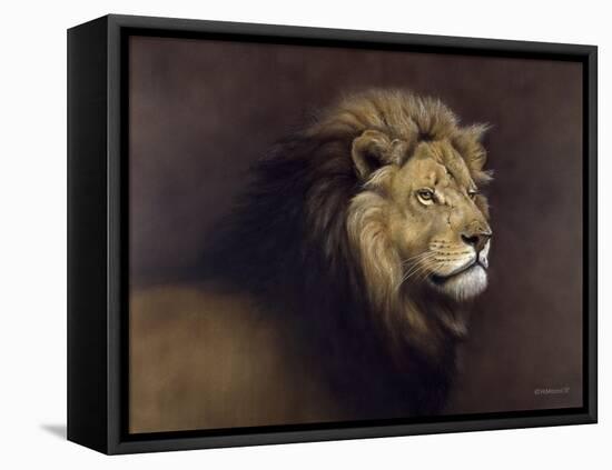 Lion Male-Harro Maass-Framed Premier Image Canvas