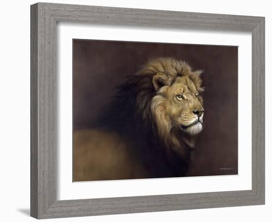 Lion Male-Harro Maass-Framed Giclee Print