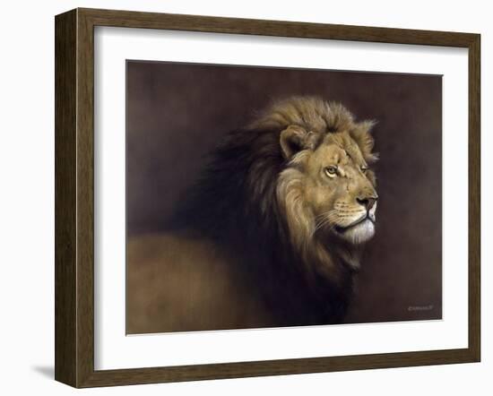 Lion Male-Harro Maass-Framed Giclee Print