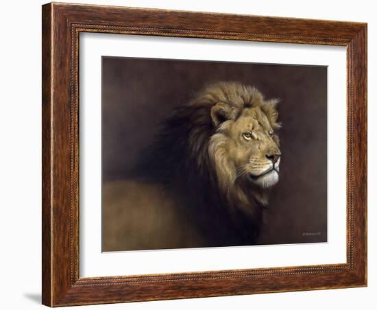 Lion Male-Harro Maass-Framed Giclee Print