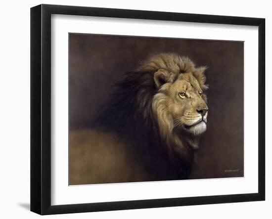 Lion Male-Harro Maass-Framed Giclee Print