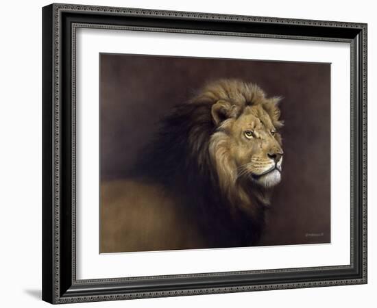 Lion Male-Harro Maass-Framed Giclee Print