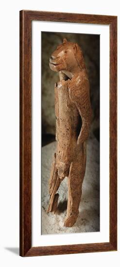 Lion Man of the Hohlenstein Stadel-Prehistoric Art-Framed Giclee Print