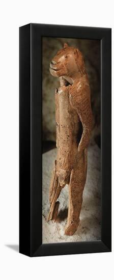 Lion Man of the Hohlenstein Stadel-Prehistoric Art-Framed Premier Image Canvas