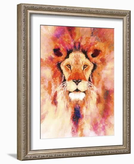 Lion Mix 1-XL-Fernando Palma-Framed Giclee Print