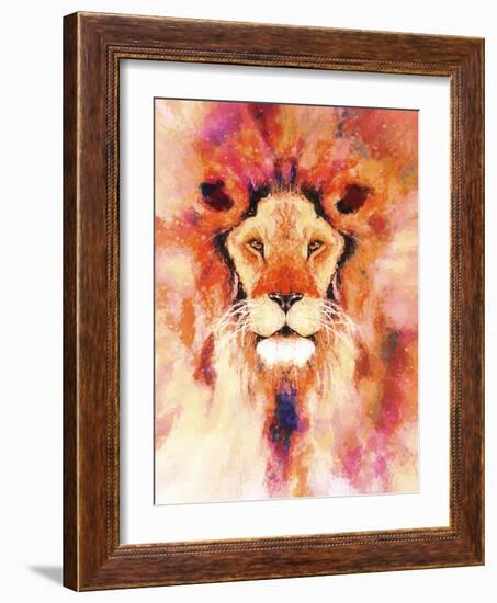 Lion Mix 1-XL-Fernando Palma-Framed Giclee Print